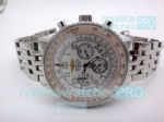 Copy Breitling Navitimer White Chronograph Dial SS Case Watch
